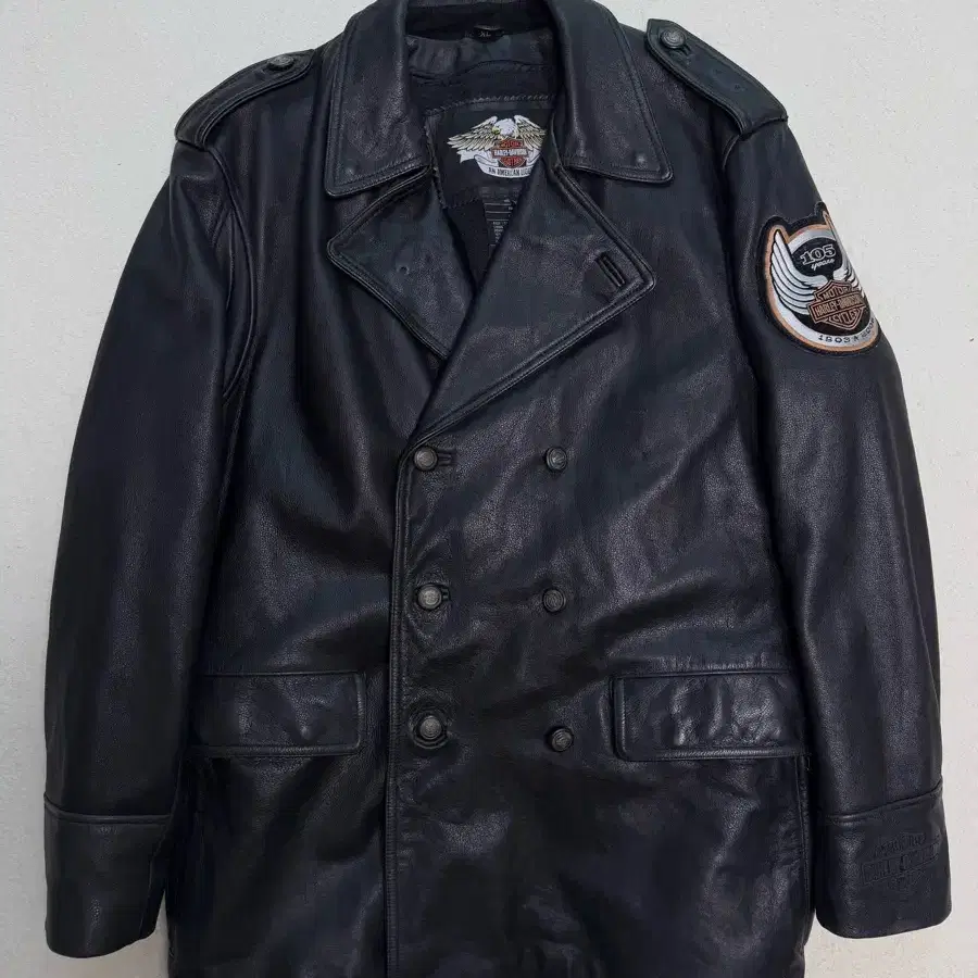 Harley Davidson long learher jacket