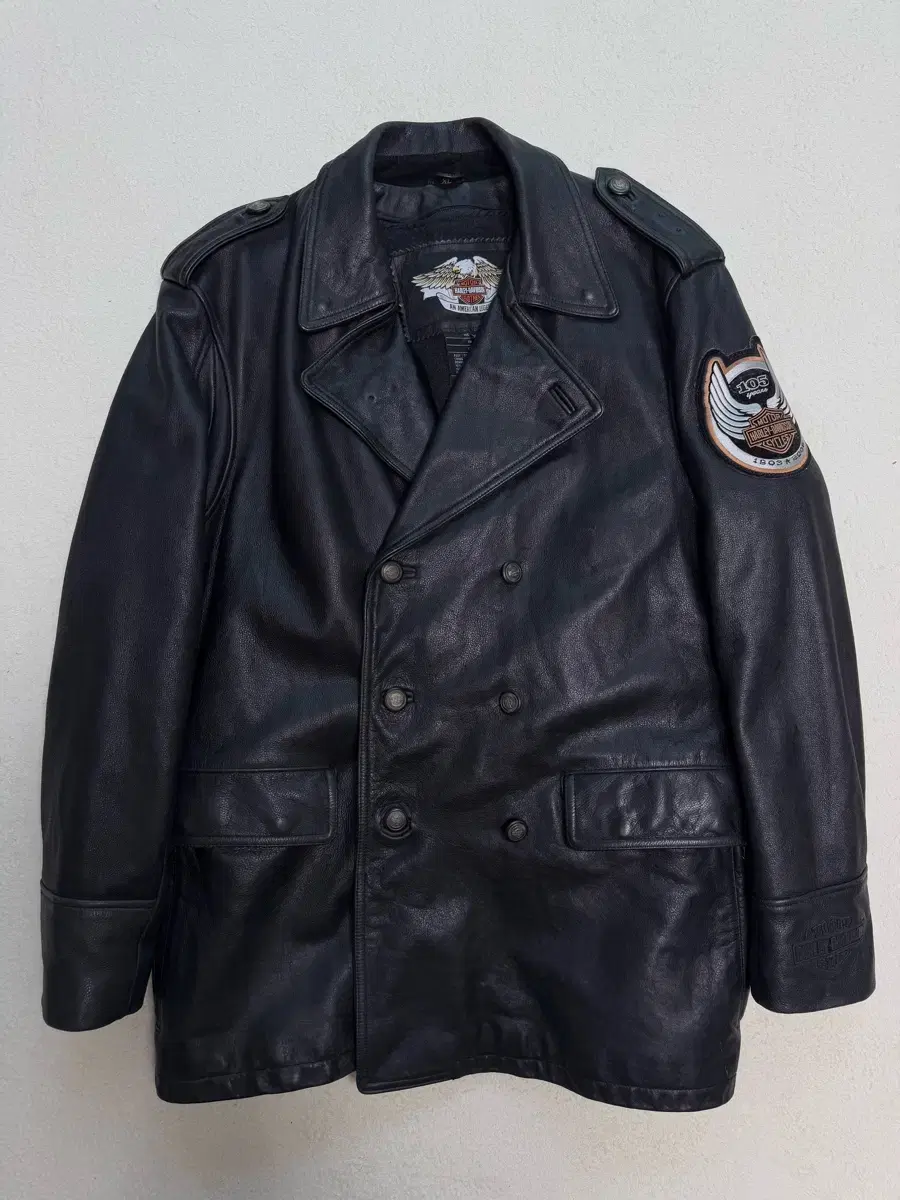 Harley Davidson long learher jacket