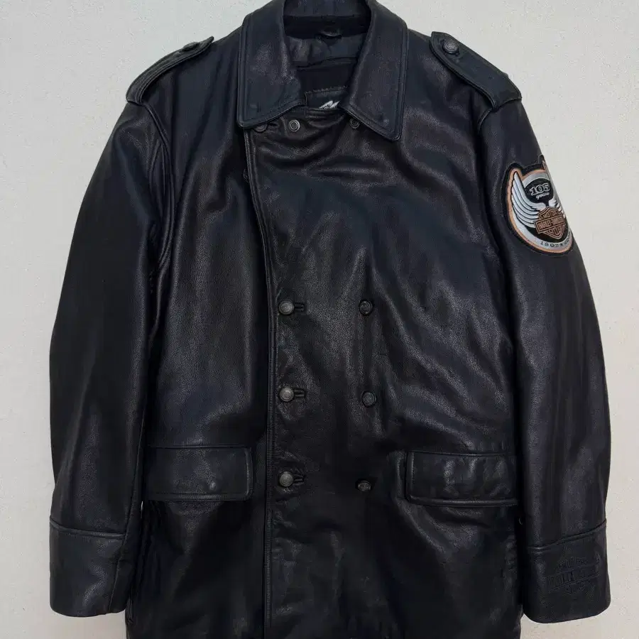 Harley Davidson long learher jacket