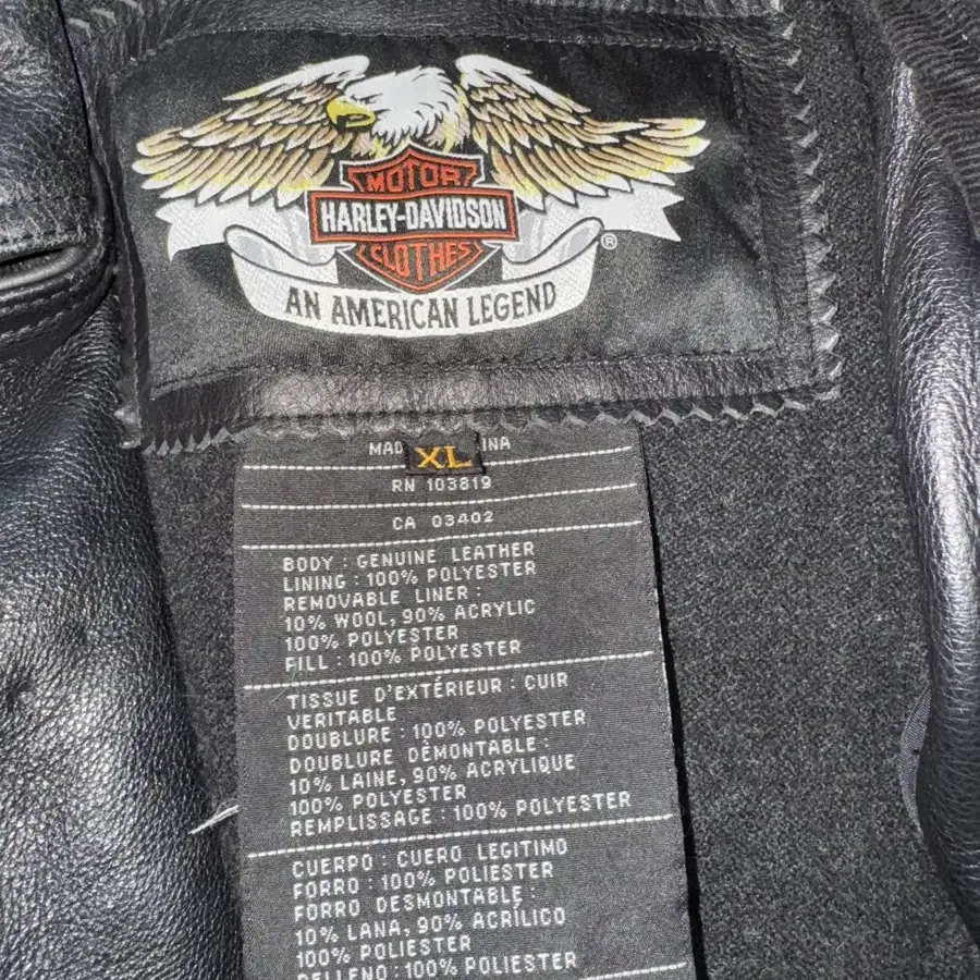 Harley Davidson long learher jacket