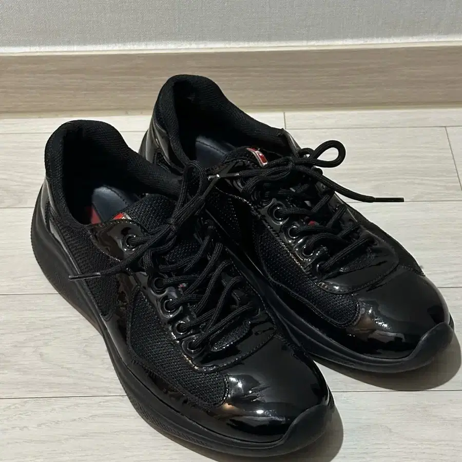 프라다 PRADA 아메리카컵 블랙 270-275 8사이즈