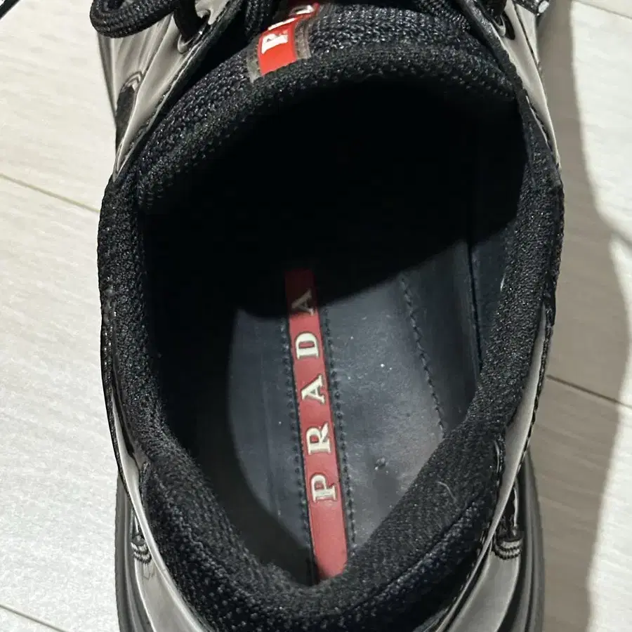 프라다 PRADA 아메리카컵 블랙 270-275 8사이즈