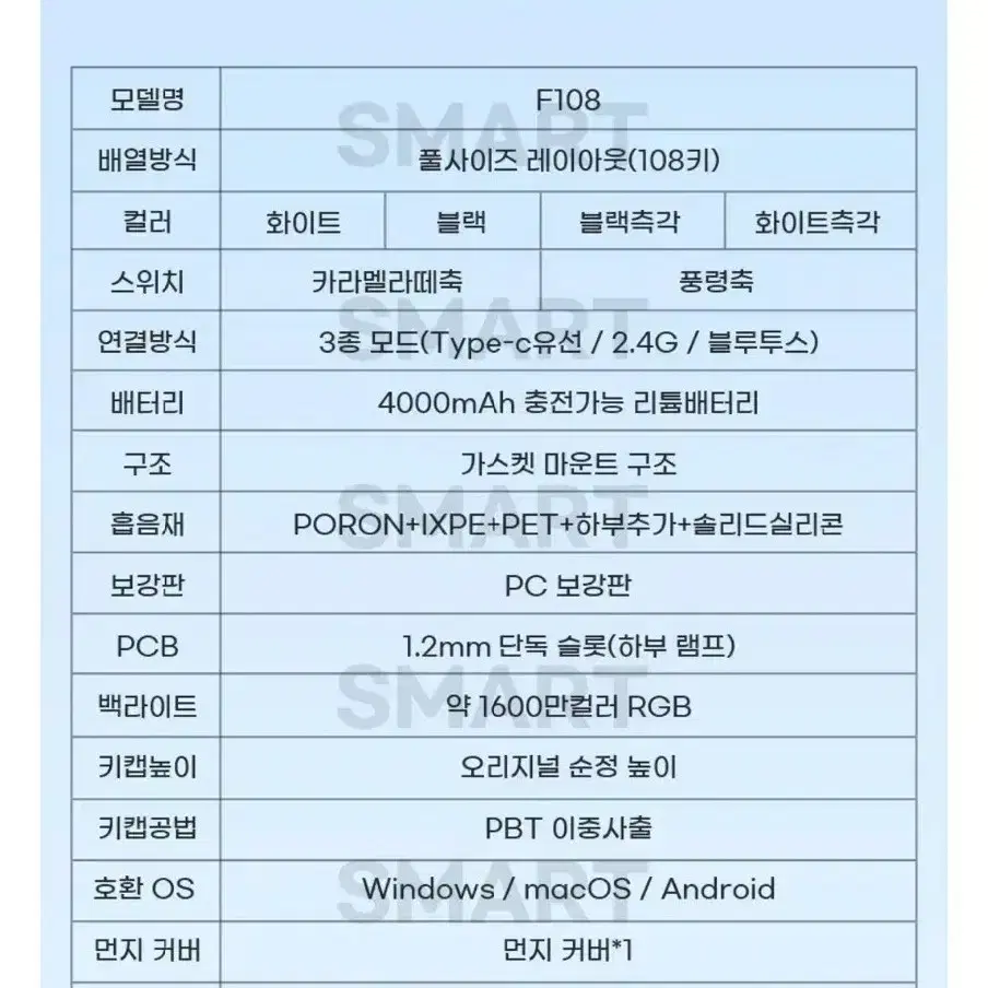 독거미 F108 퍼플 카라멜 라떼축 미개봉 팝니다.