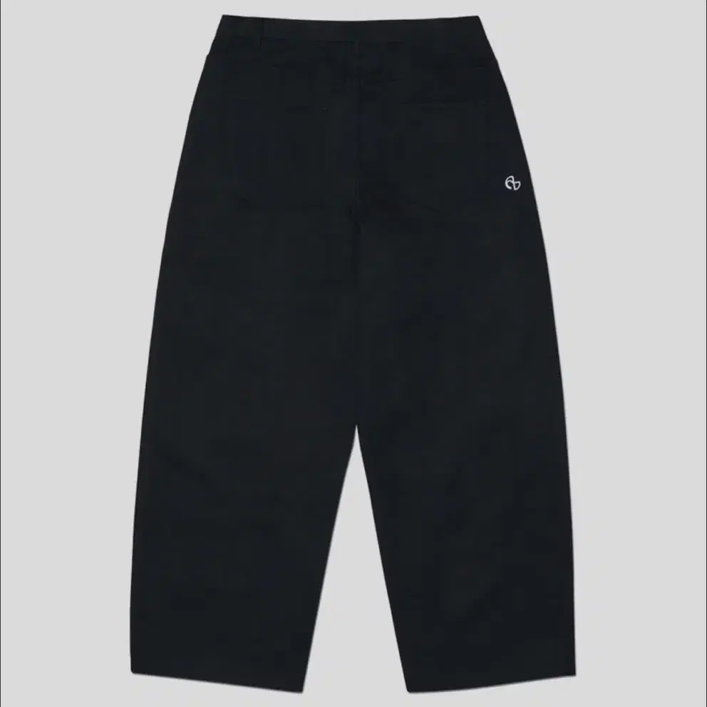 노매뉴얼 SYMBOL WIDE PANTS BLACK