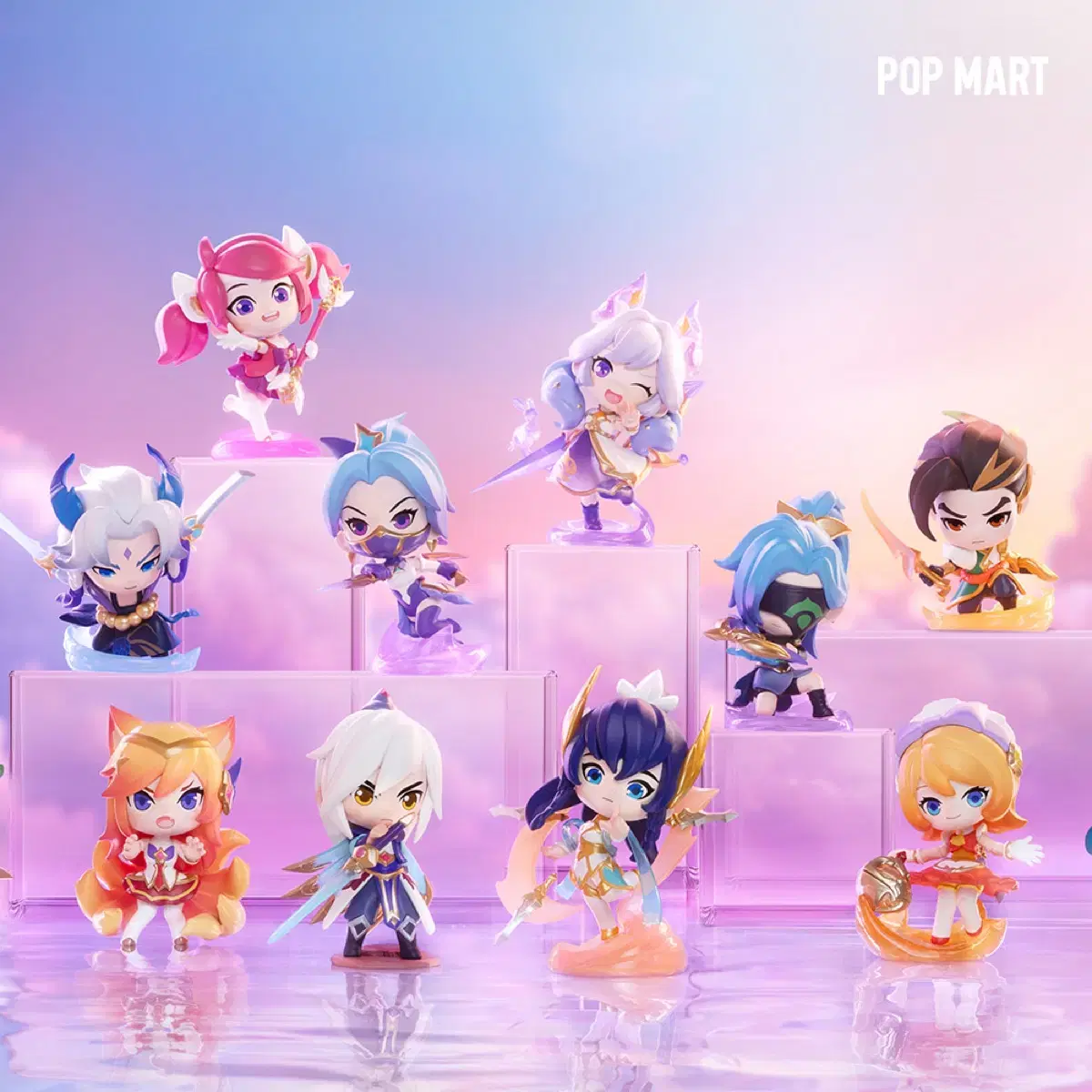 POPMART League of Legends 9体 League of Legends POPMART - Arcane Series Set of 9 Types