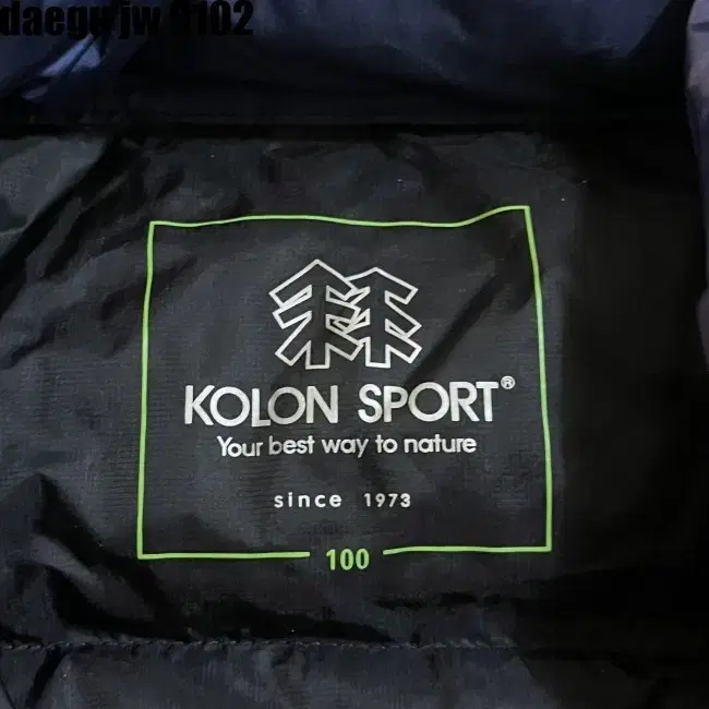 100 KOLON SPORT JUMPER 코오롱 스포츠 패딩 점퍼