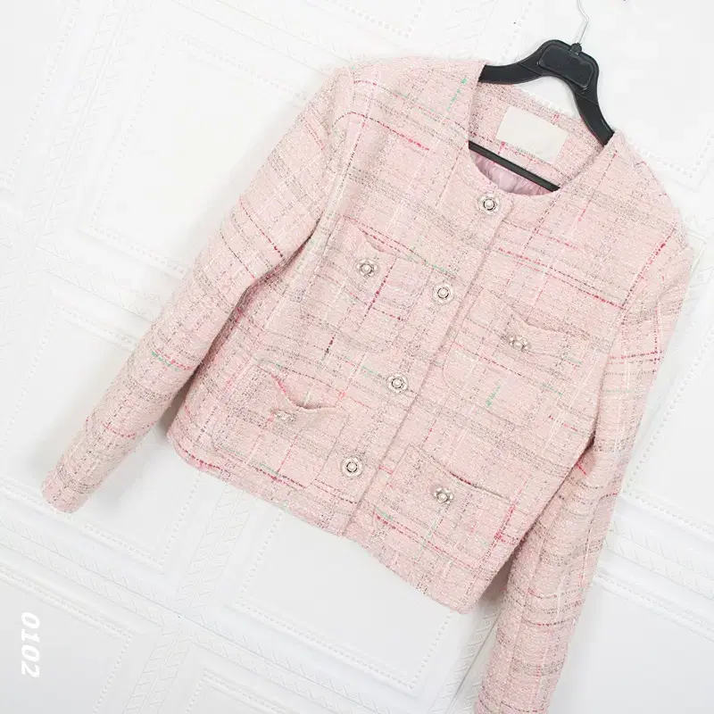 *SALE* Cienne Women's Pink Tweed Suit Jacket