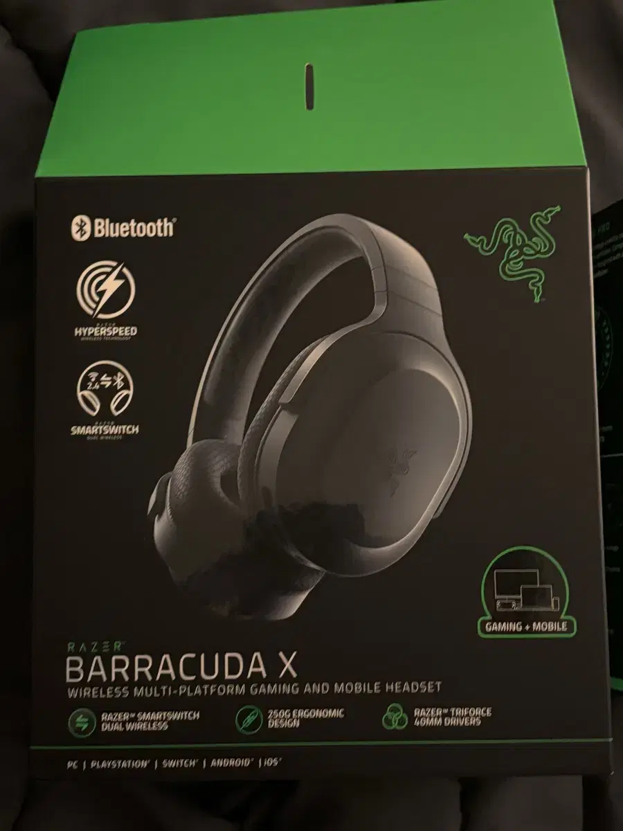 Razer Barracuda X 헤드셋 판매합니다.