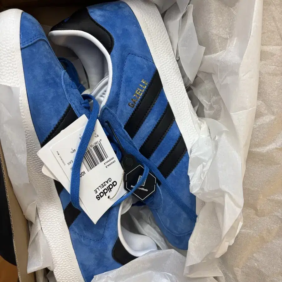 가젤 블루버드 코어 블랙 Adidas Gazelle Blue Bird C