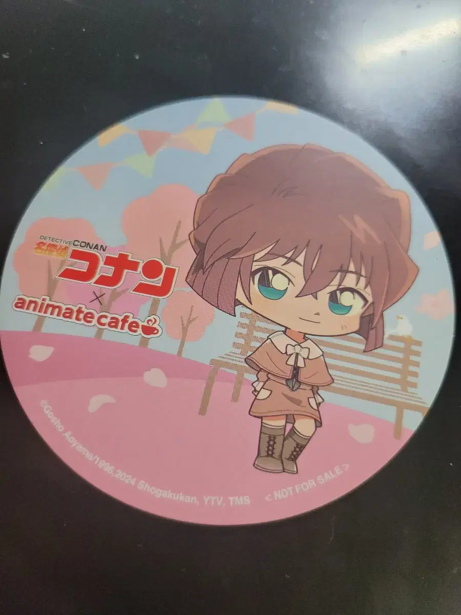 Konan Haibara Eye Animate Cafe Coaster