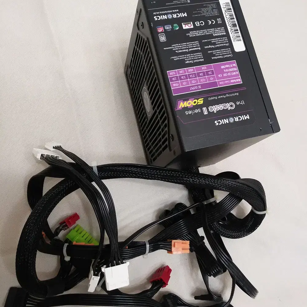 마이크로닉스 Classic II 500W +12V Single Rail