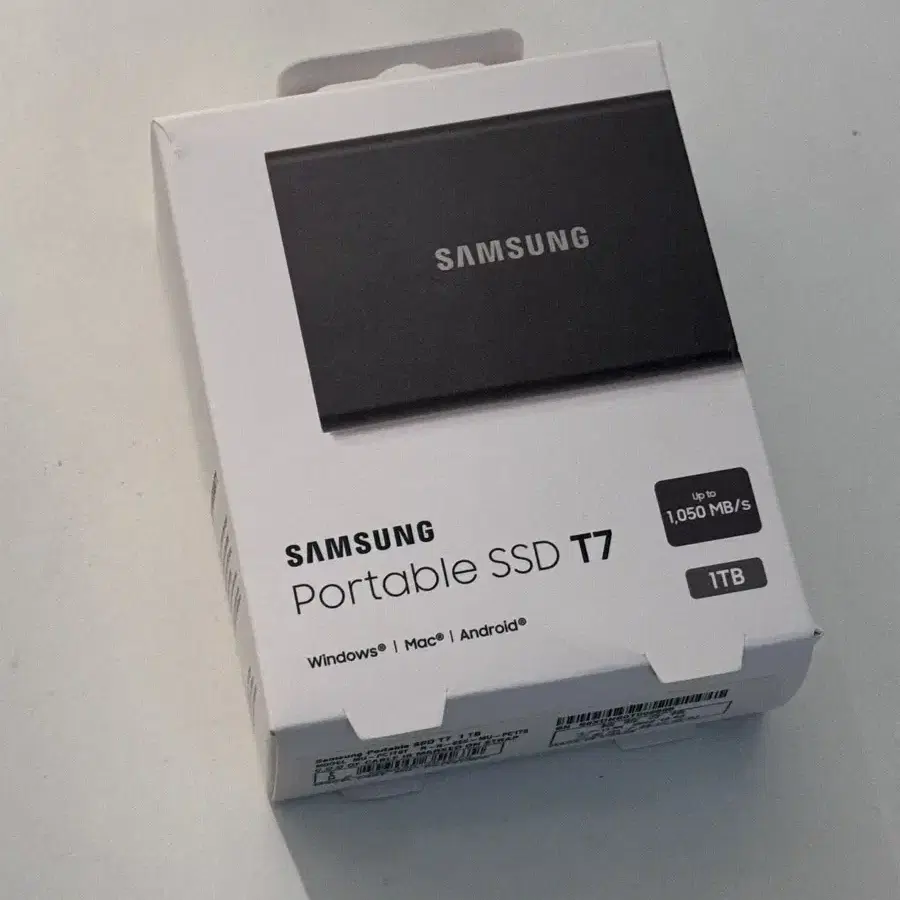 삼성 포터블 SSD T7 1TB