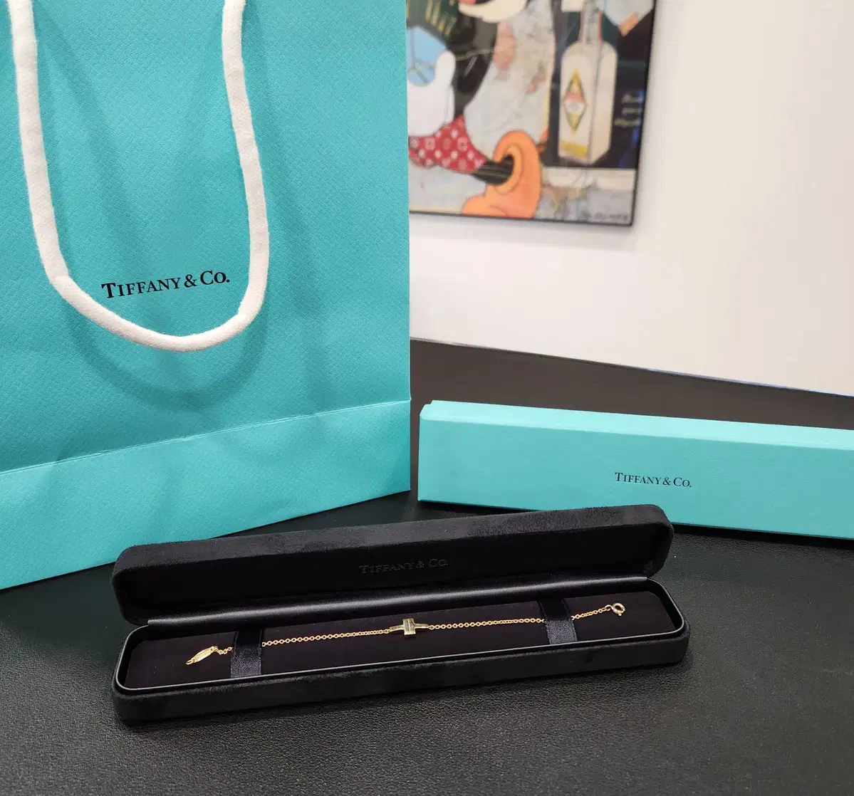 Tiffany & Co. T Single Chain Bracelet L, Gold Bracelet Sell