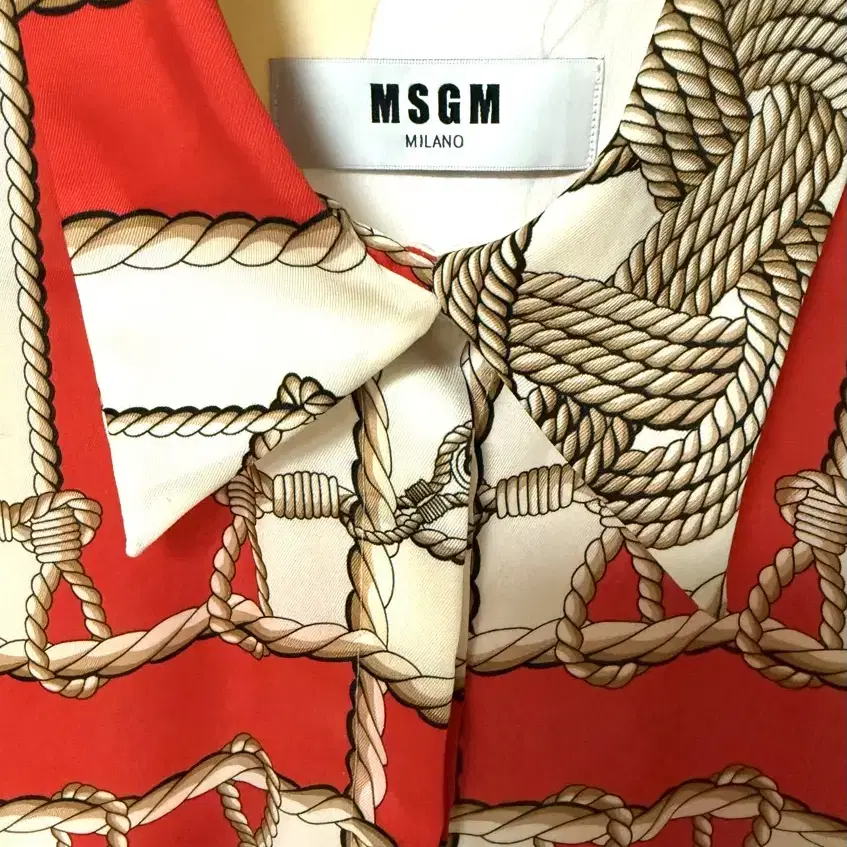 MSGM 엠에지엠 패턴 셔츠