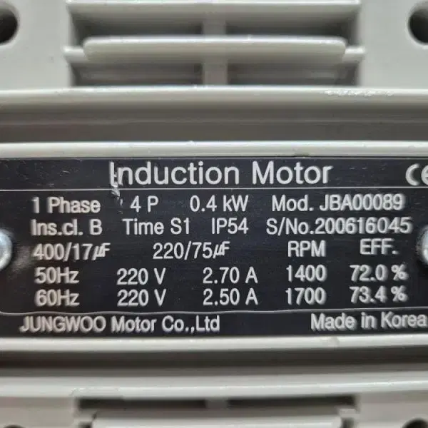 WSA 10 Vacuum Pump 우성 진공펌프