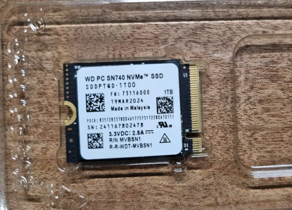 WD SN740 1TB 2230 M.2 NVMe