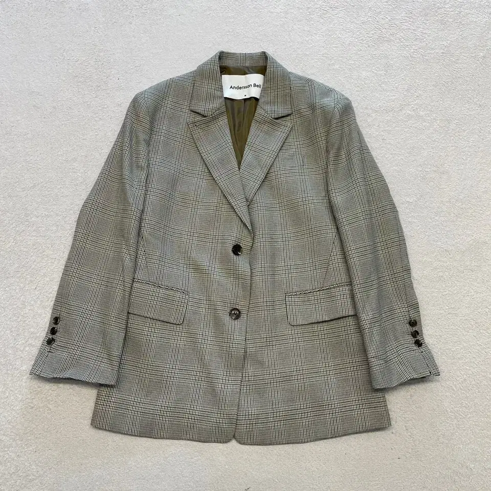 Anderson Bell Leoglenn Check Blazer Jacket M