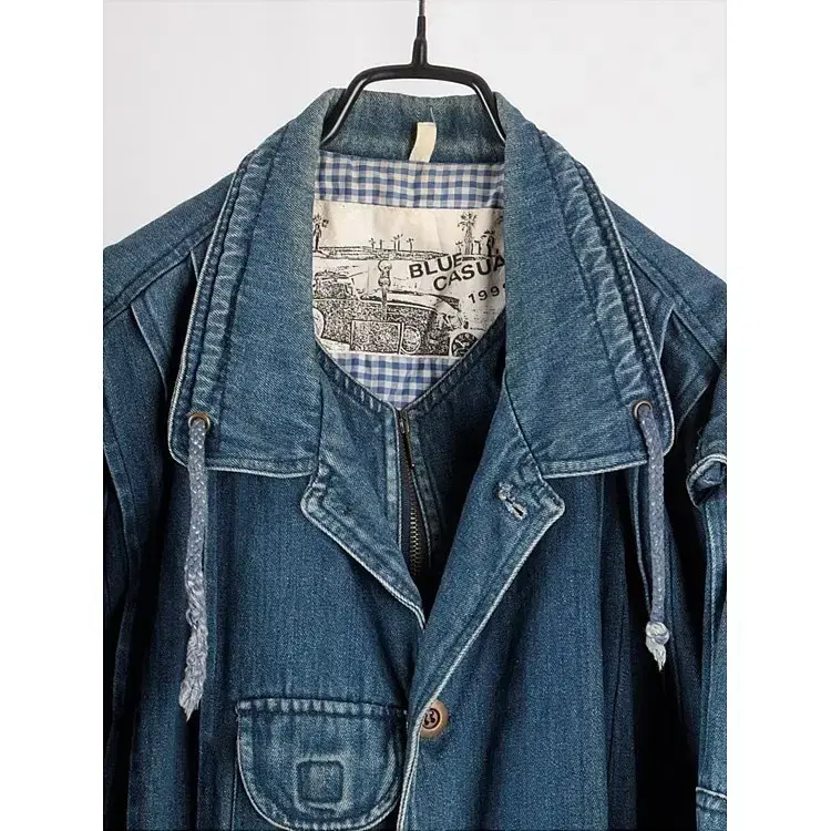 BLUE CASUAL VTG DENIM JACKET