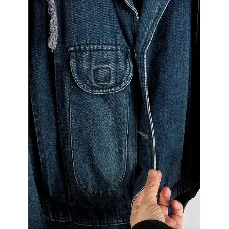 BLUE CASUAL VTG DENIM JACKET