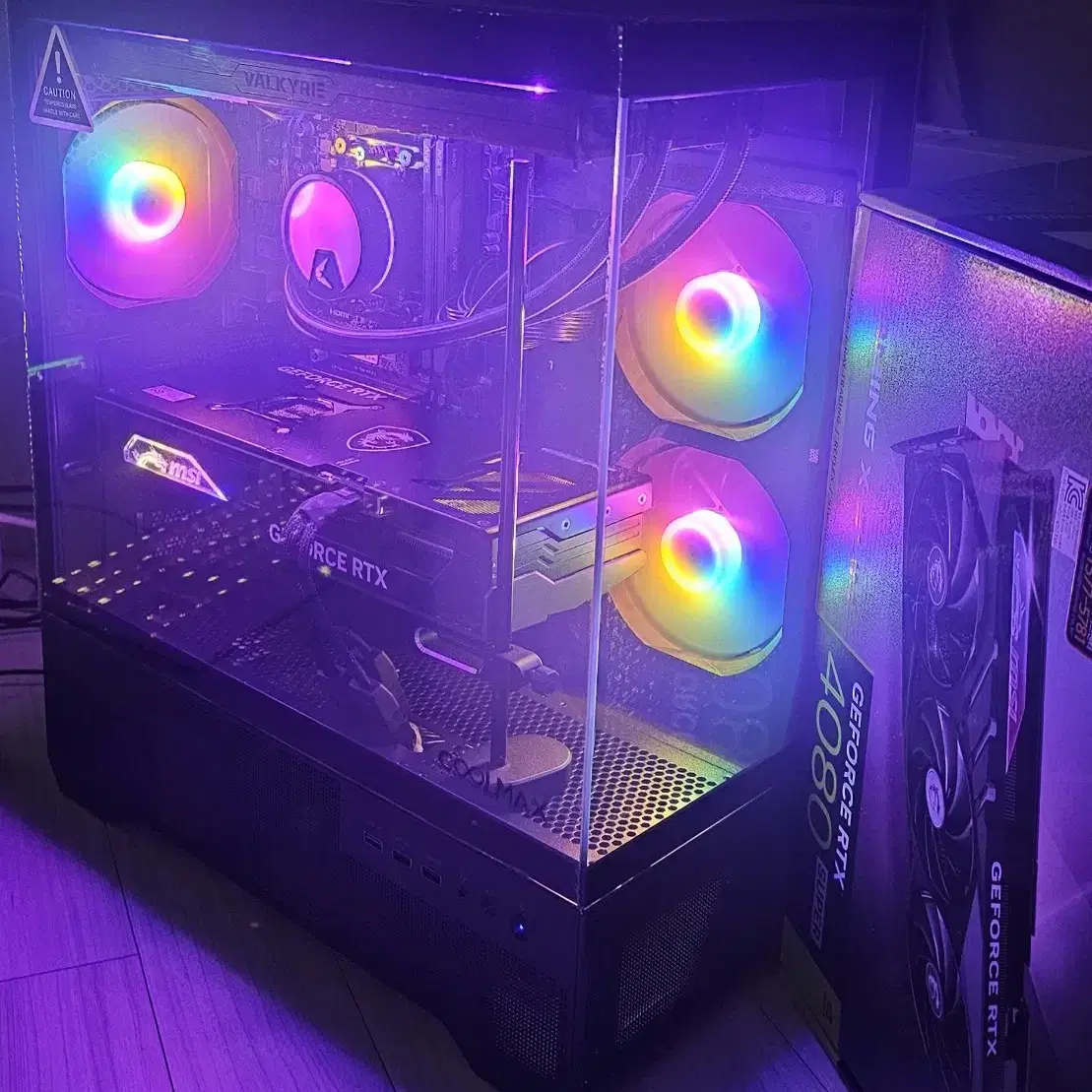 7800X3D RTX4080S 슈퍼 MSI 본체 팝니다.