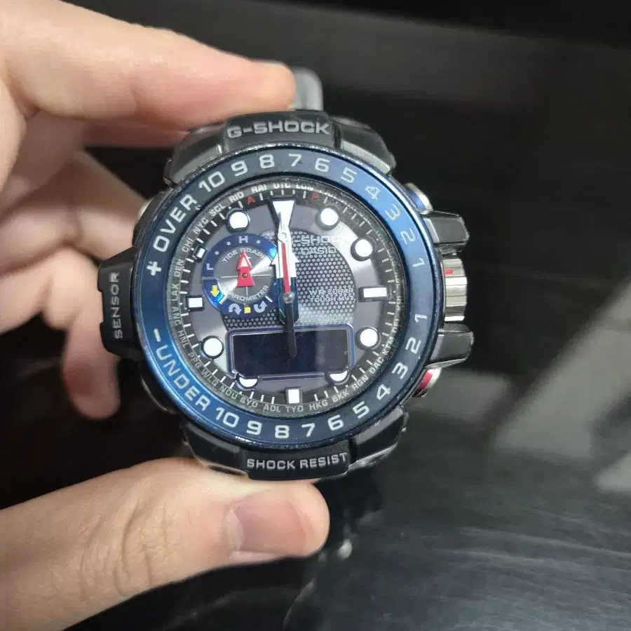 지샥 걸프마스터 gshock GWN-1000B-1B 풀박스 판매합니다