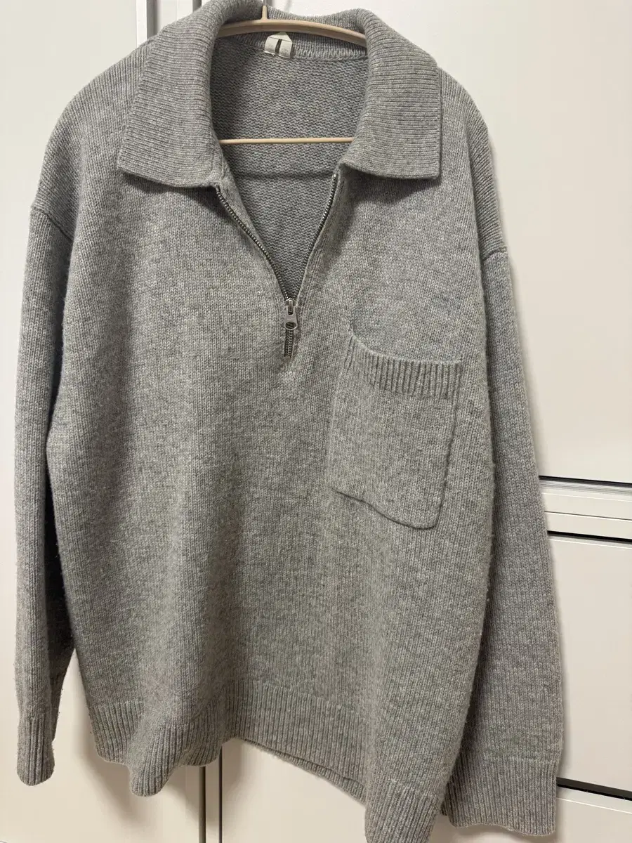 Arket Half Zip Grey L