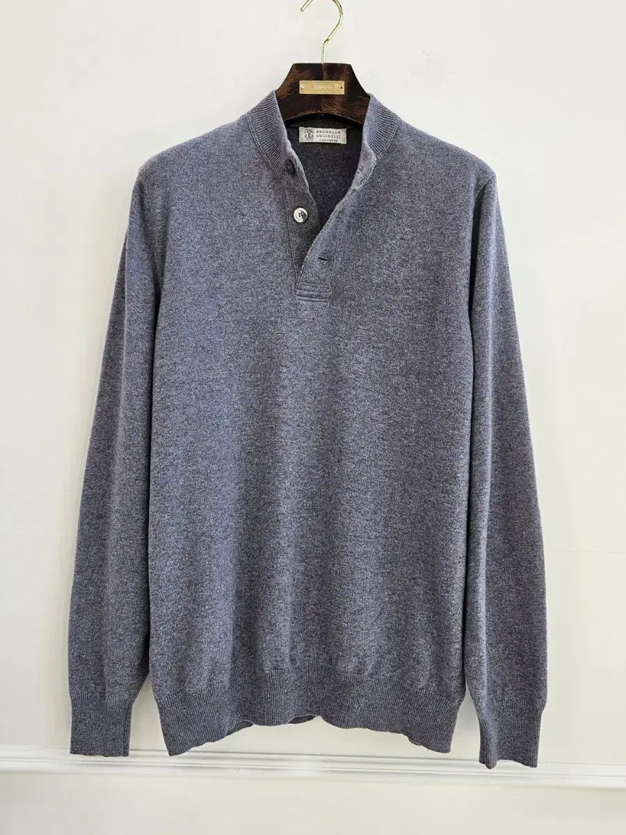 Brunello Cucinelli Cashmere Half-Button Pullover Sweater