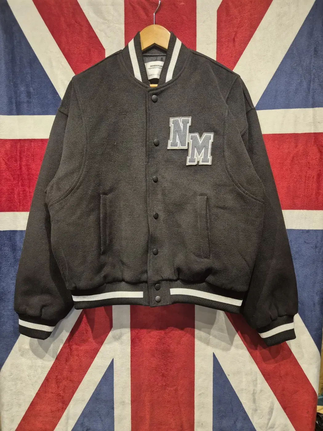 [L] No Manual Taylor Varsity Jacket