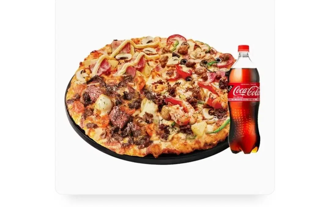 Domino's Best Quattro Large + Coke1.25