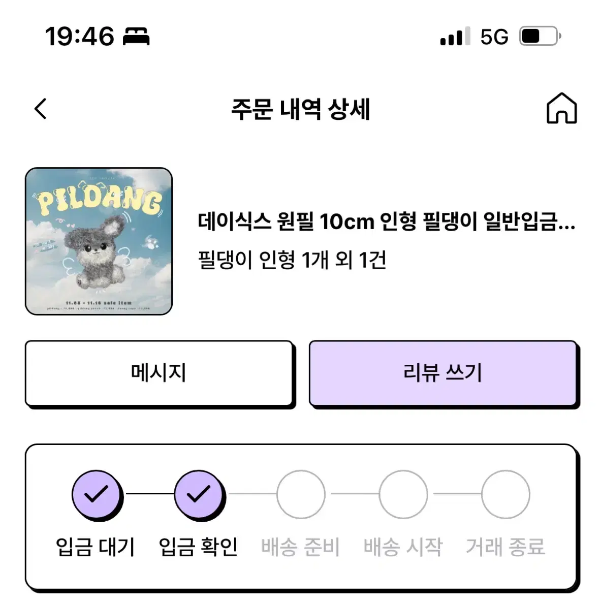 데이식스 원필 인형 필댕이 양도