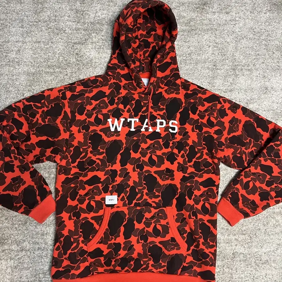 wtaps 더블탭스 카모 후드