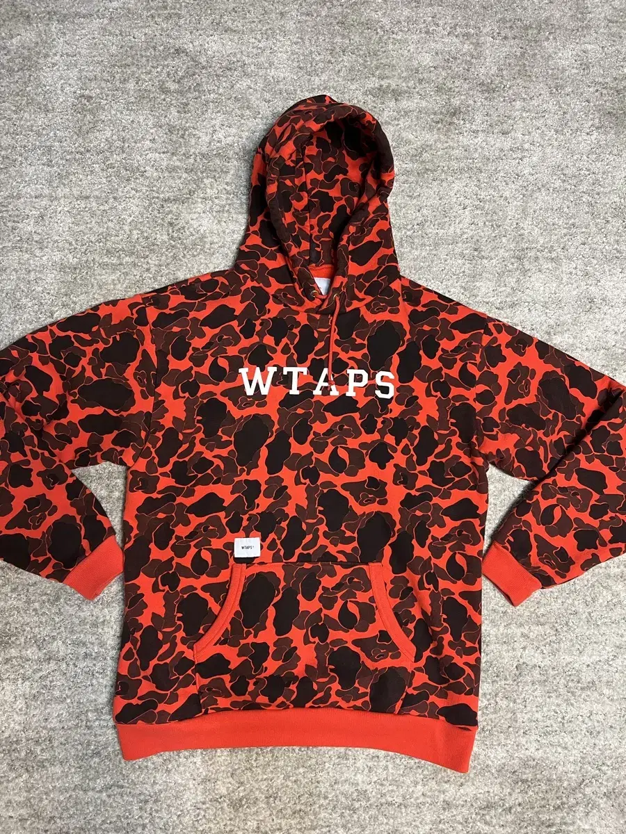 wtaps 더블탭스 카모 후드