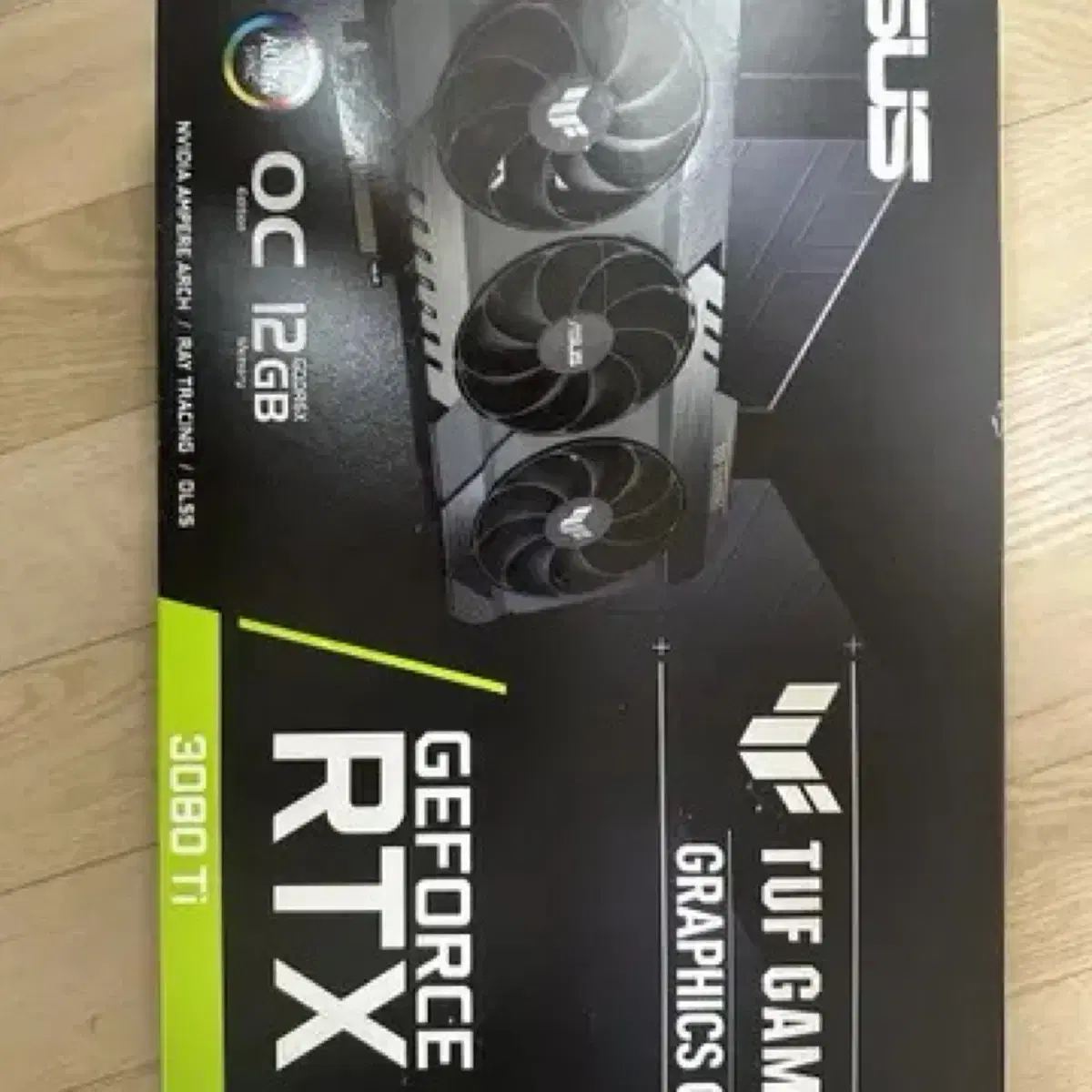 (보증1년남음) Rtx 3080ti 아수스 터프 12기가