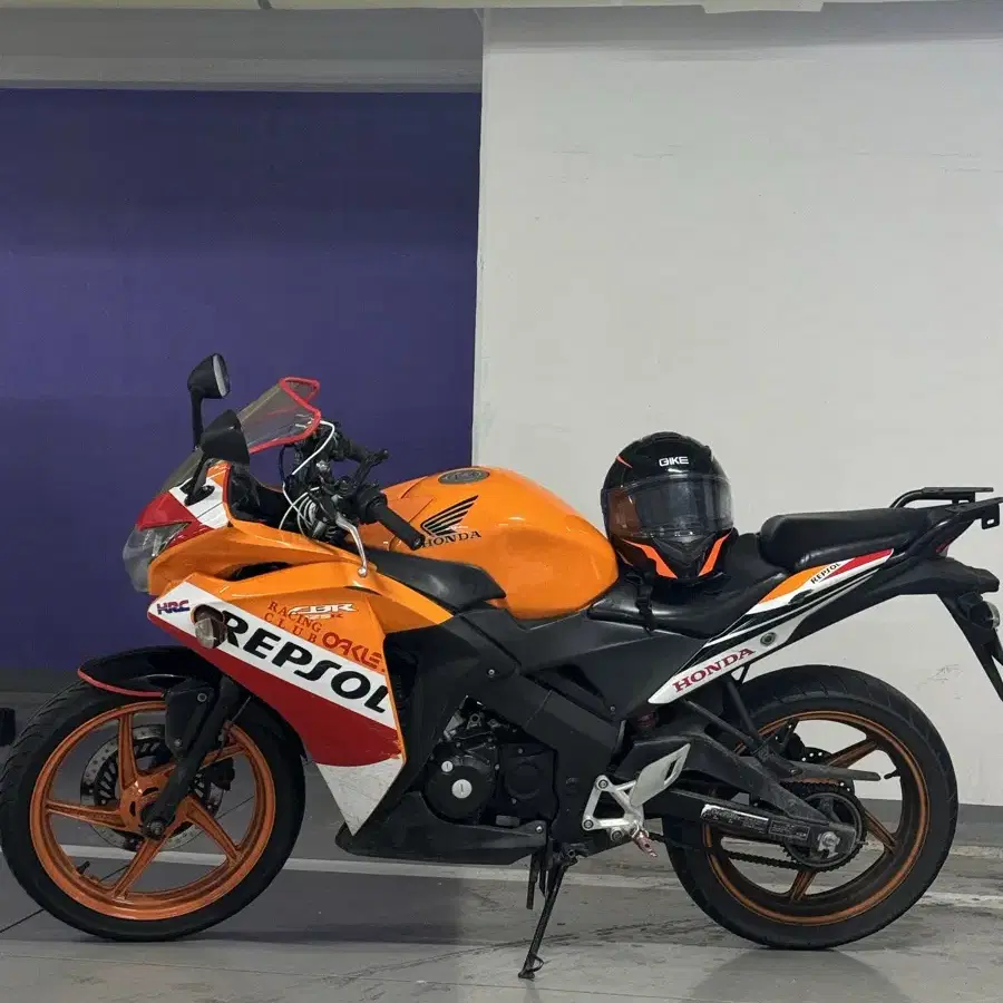 cbr125 랩솔카울 급처