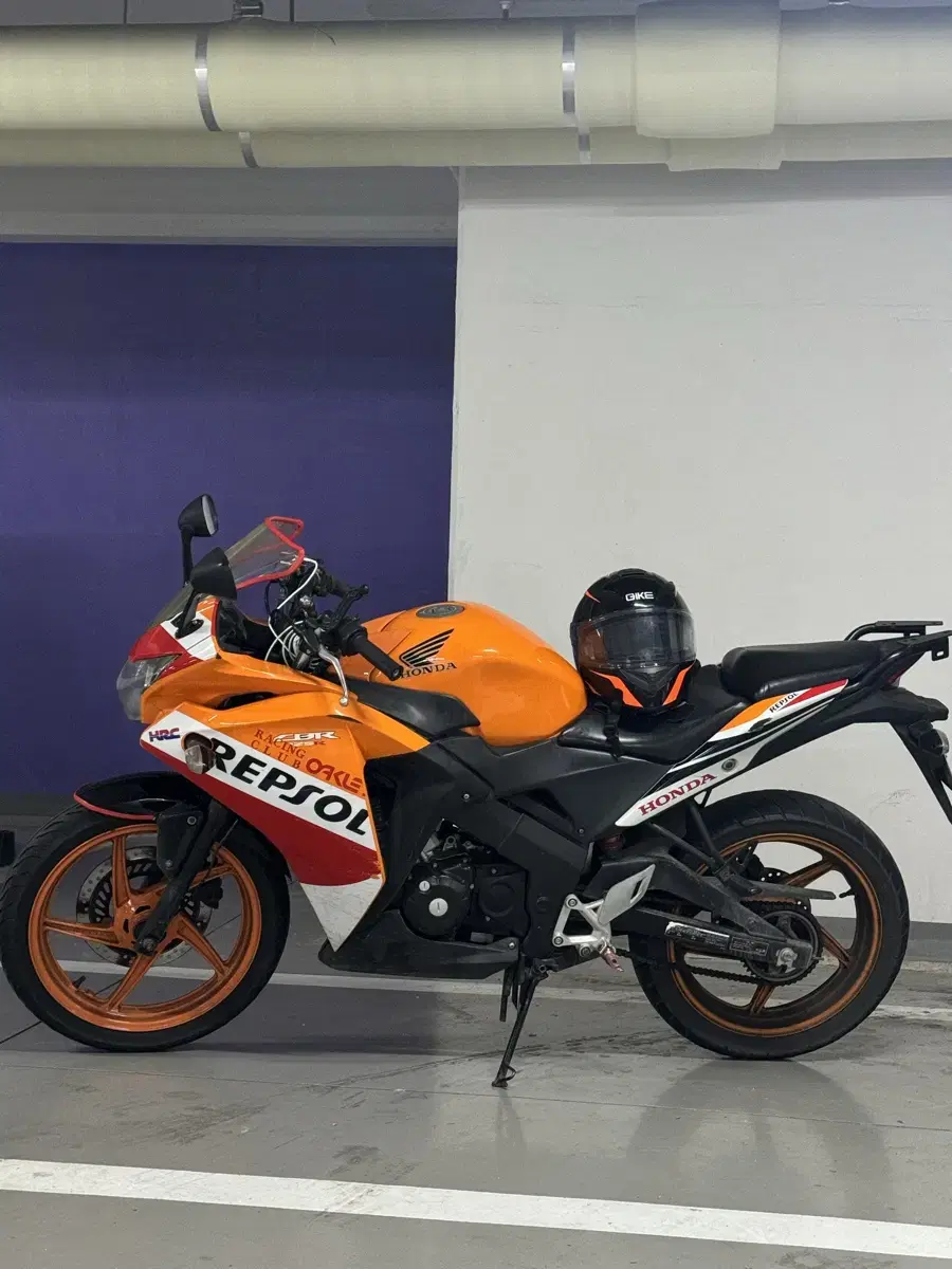 cbr125 랩솔카울 급처