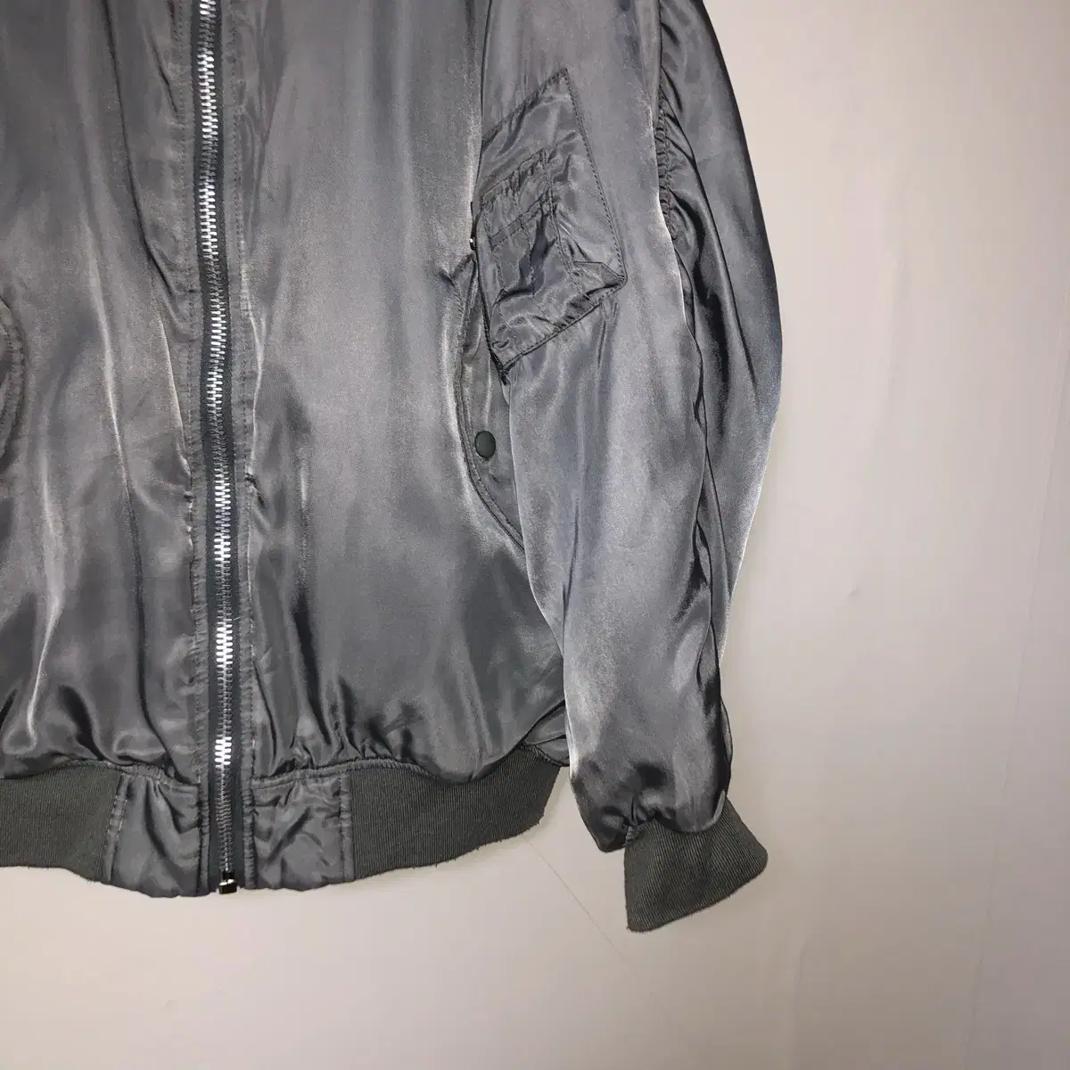 Vintage RAMI J US gray flight jacket