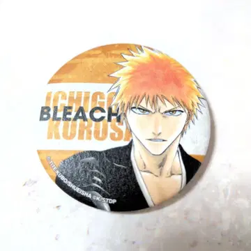BLEACH 중외 카페*와시풍 캔뱃지*쿠로사키 이치고