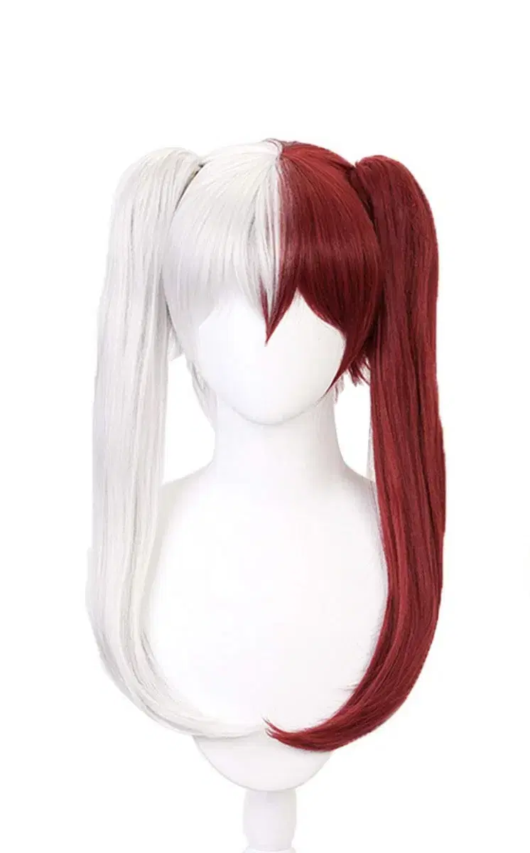 Baro Shipping*Todoroki Shoto TS Two-Tone Lolita WigCosplay Nahia Twin Tails