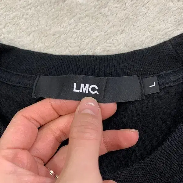 LMC 블랙 롱 슬리브 L