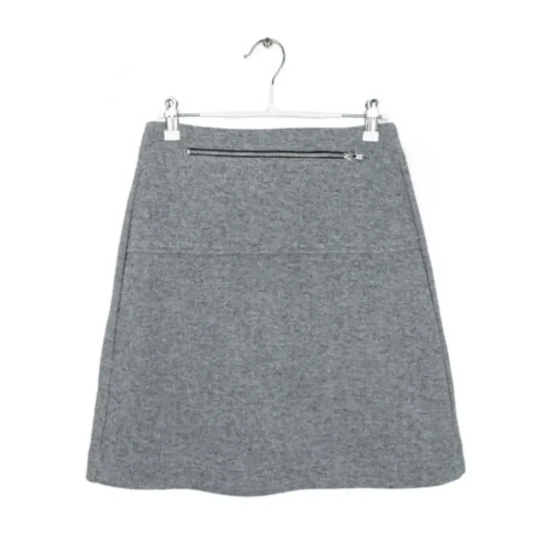 (택포) 샵페어리 wool pocket midi skirt (grey)