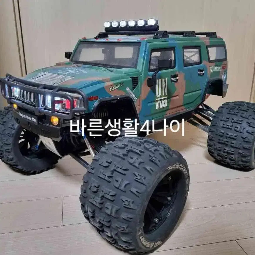 [RC카]1/8 험머 옵션 서밋 몬스터트럭 4WD 험비 밀리터리 엑맥