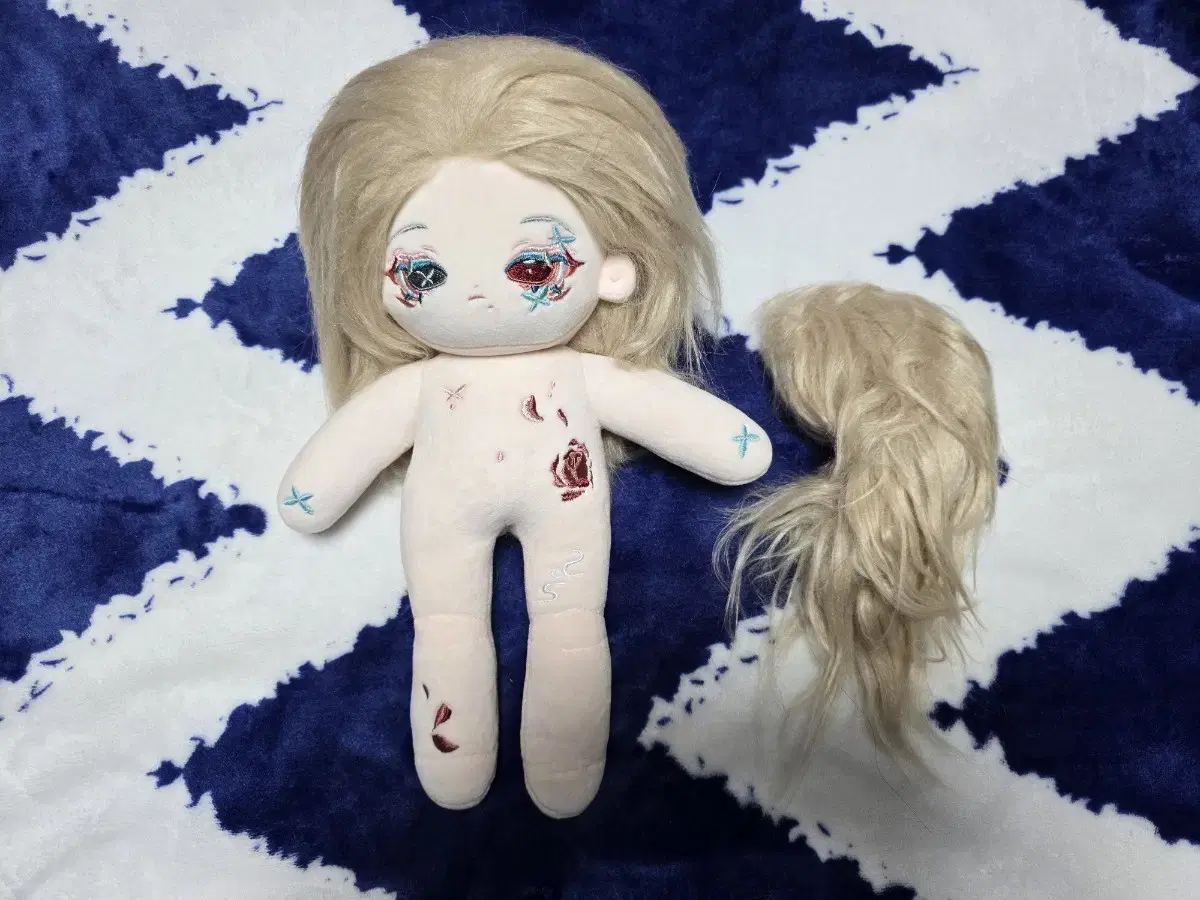 Shamanic 25cm Cotton Doll (Bone Gag) wts 