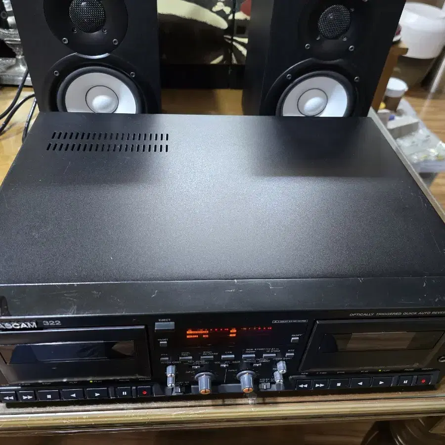 TASCAM 322 오토리버스 더블카세트데크