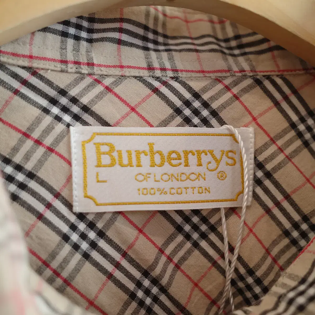 90s BURBERRY 버버리 빈티지 노바체크 셔츠