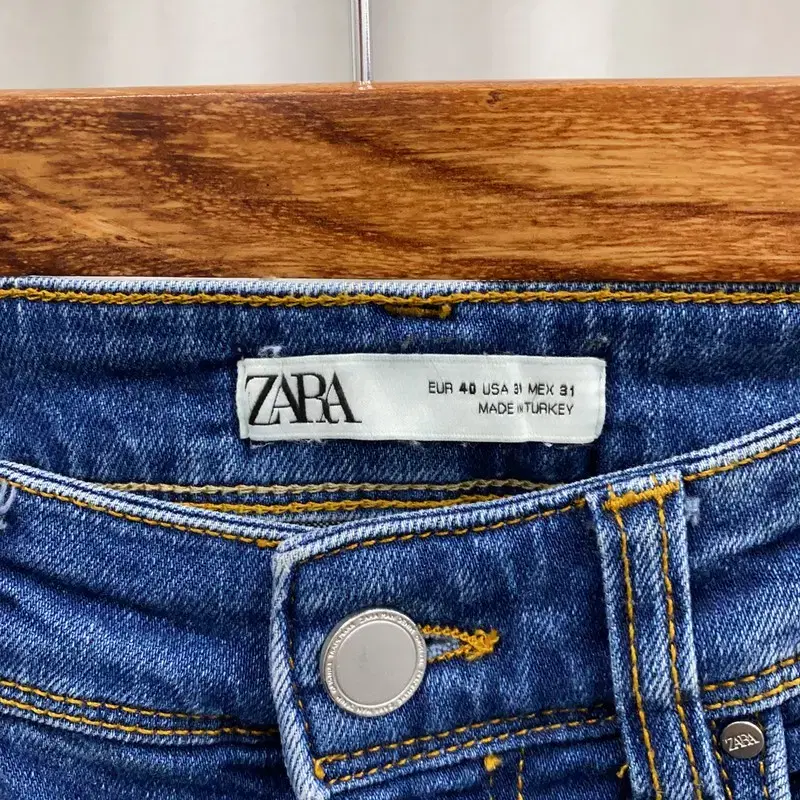 자라 ZARA 워싱 스판 데님 청바지 31인치 A07422