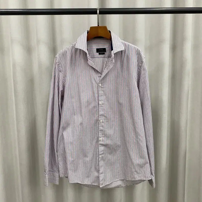 Zara ZARA Striped casual long-sleeved shirt 95 A07413