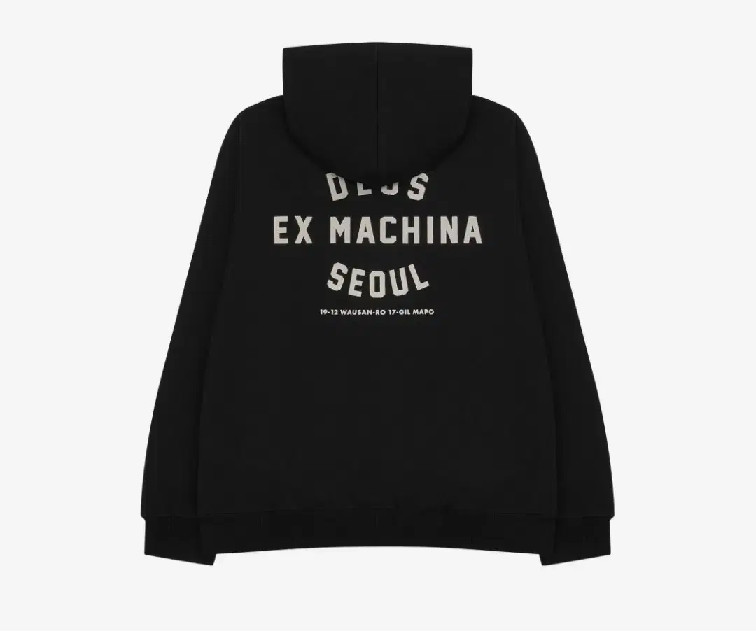 M,L,XL) 데우스 엑스 마키나 서울 어드레스 후드 블랙