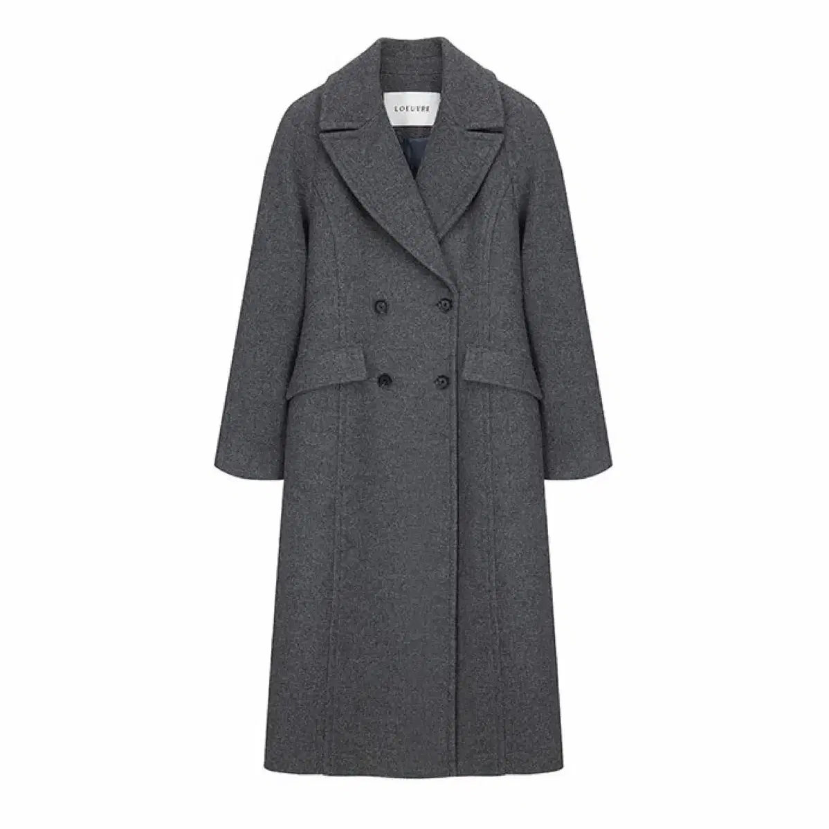 루에브르 더블 코트 Wool Blended Slim Double Coat