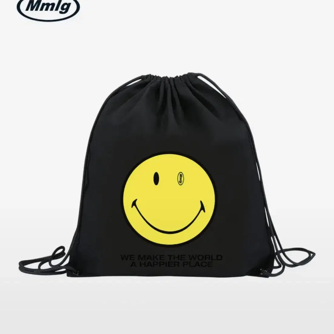 [MMLG] smiley gymbag 짐백 신발주머니