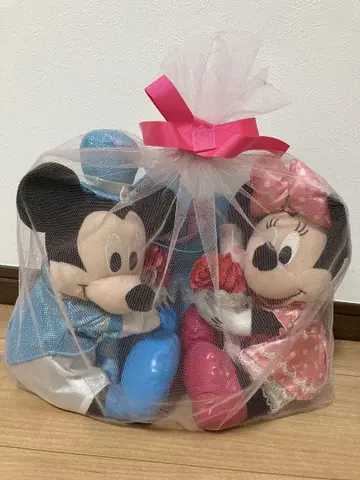 미키&미니 웨딩 봉제 인형 전보